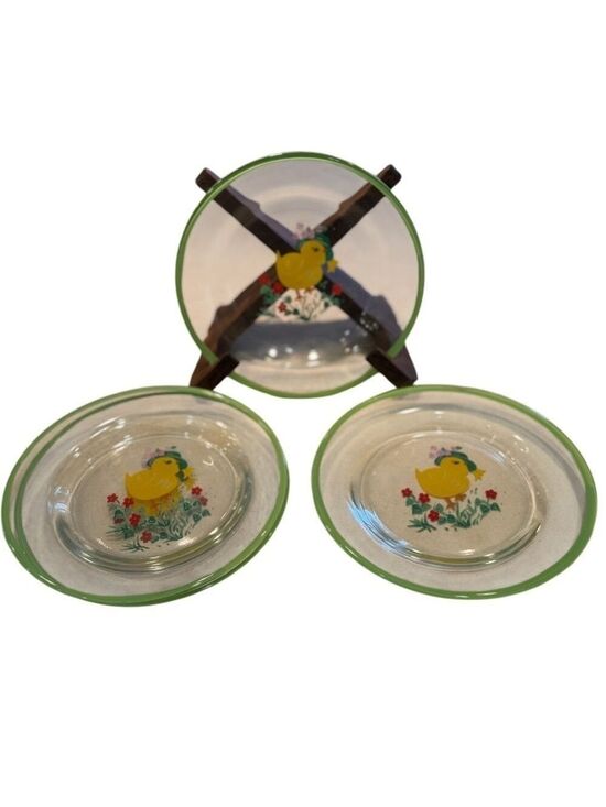 Other - Vintage Easter Chick Plates Set of 4 Boopnique
